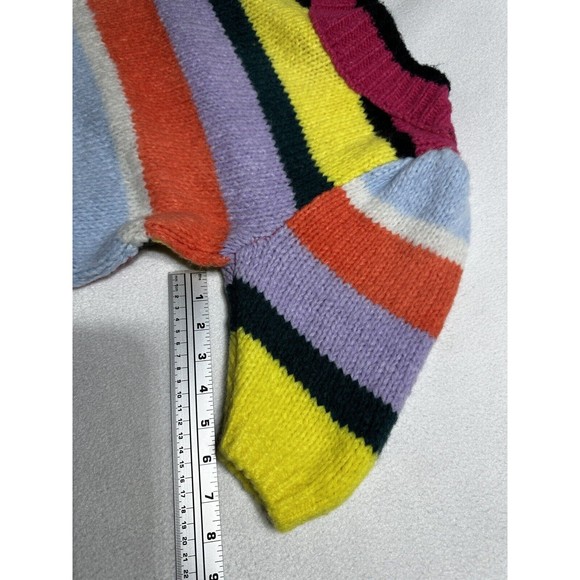 Free People Foxy Stripe Sweater Pullover - Size XS Wool Blend Extra Small EUC - Picture 10 of 13